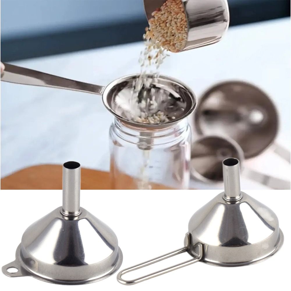 Dosing Funnel Ring - Wide Mouth Stainless Steel Funnel Kitchen