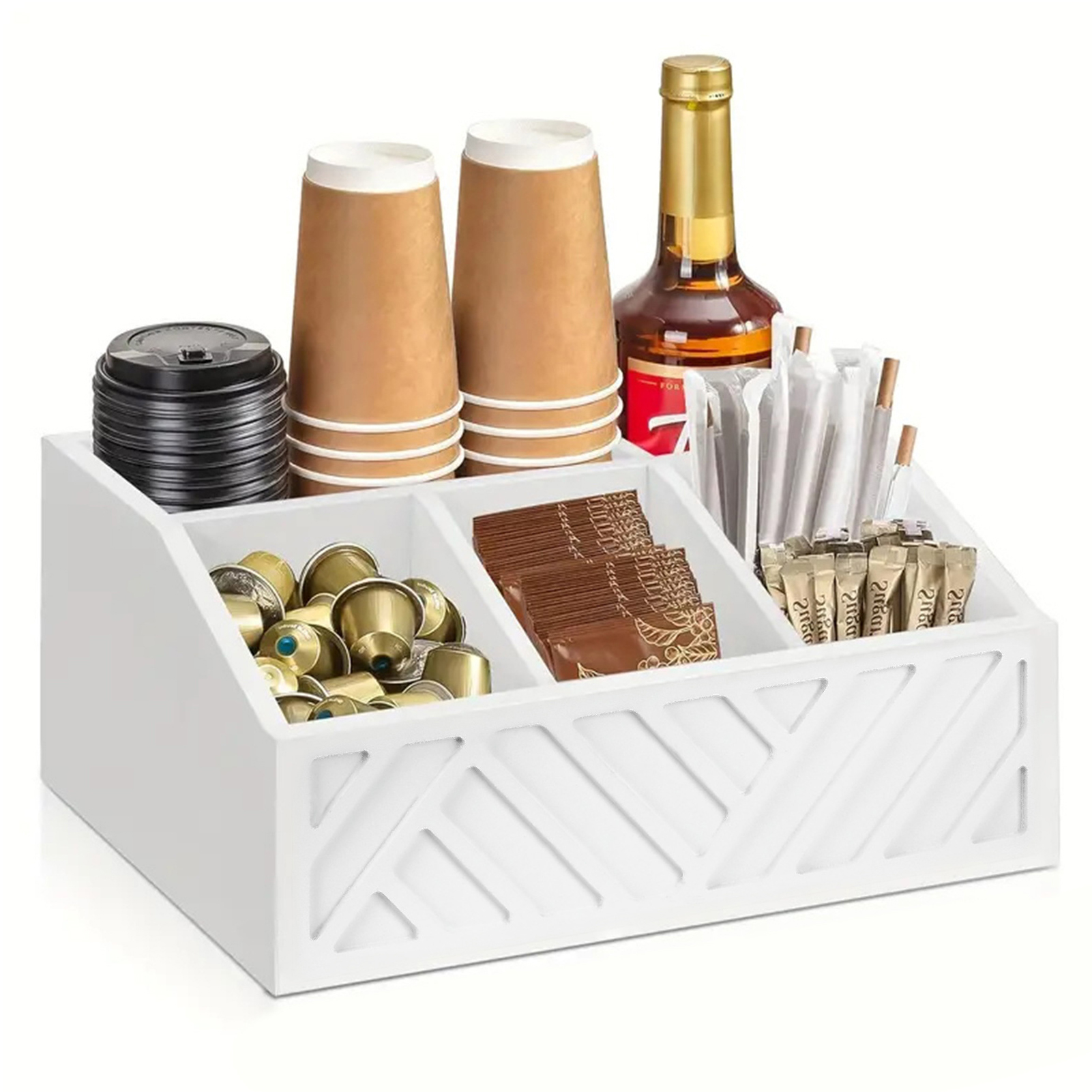 Coffee Bag Storage Box Wooden  - Coffee Equipment Organizer ulasan dan harga