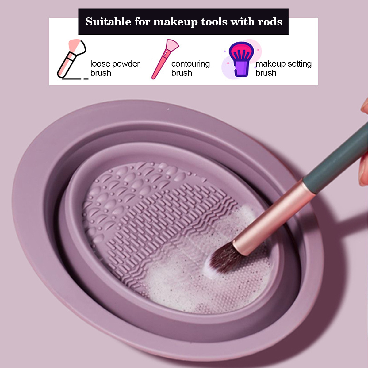 IMAGIC New Silicone Makeup Bru - Group Head Brush ulasan dan harga