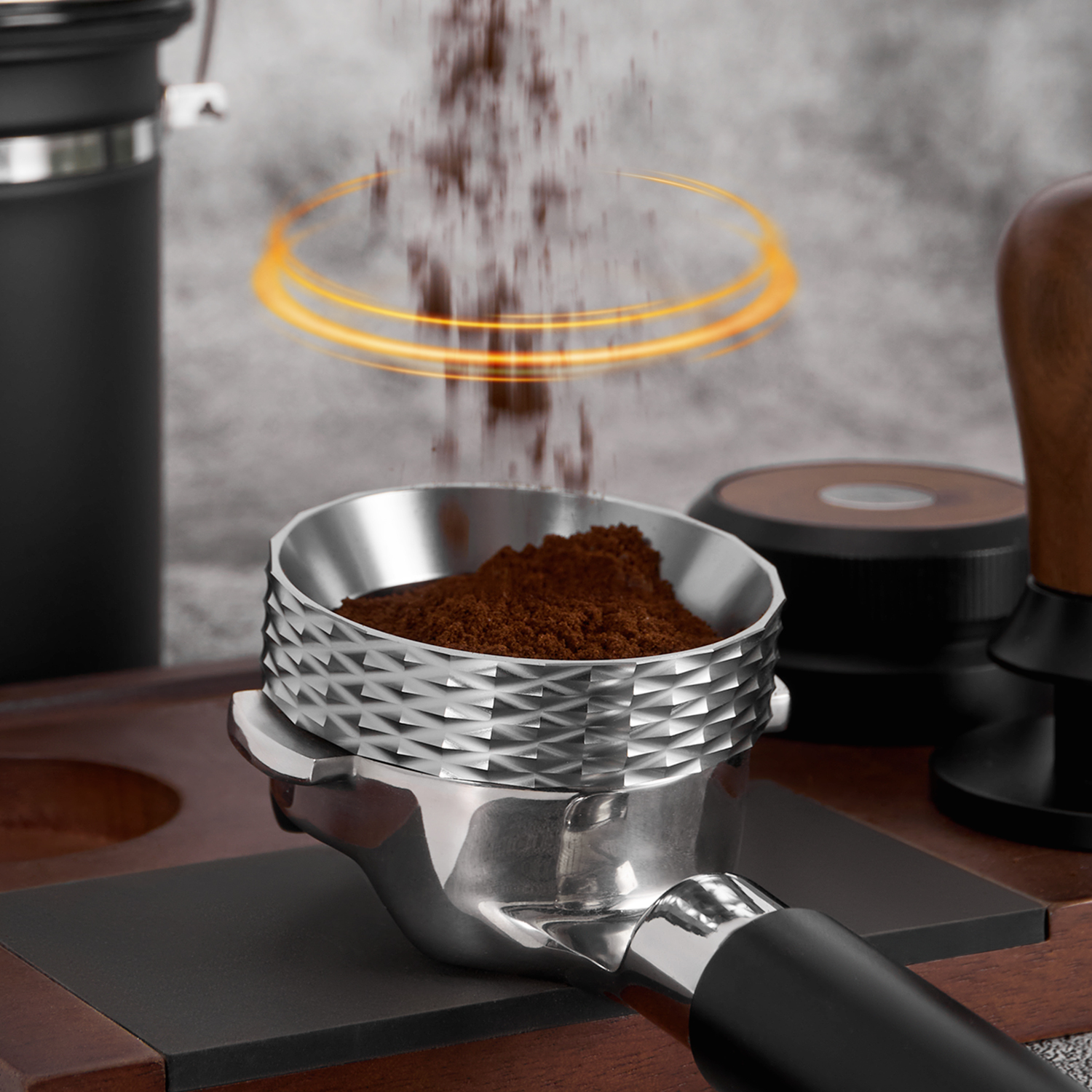 Coffee Dosing Ring 51mm 53mm 5 - Dosing Funnel Ring ulasan dan harga