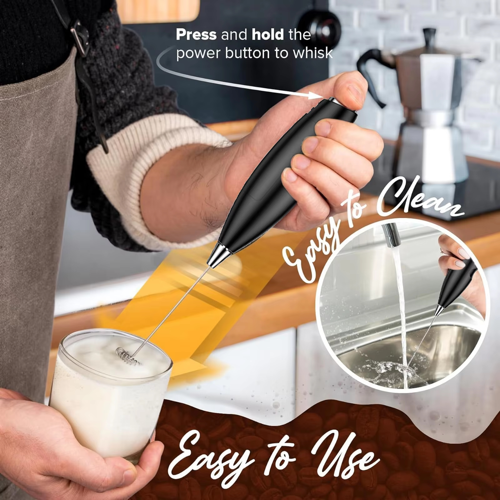 1 Set of Electric Milk Mixer + - Coffee Equipment Machine ulasan dan harga