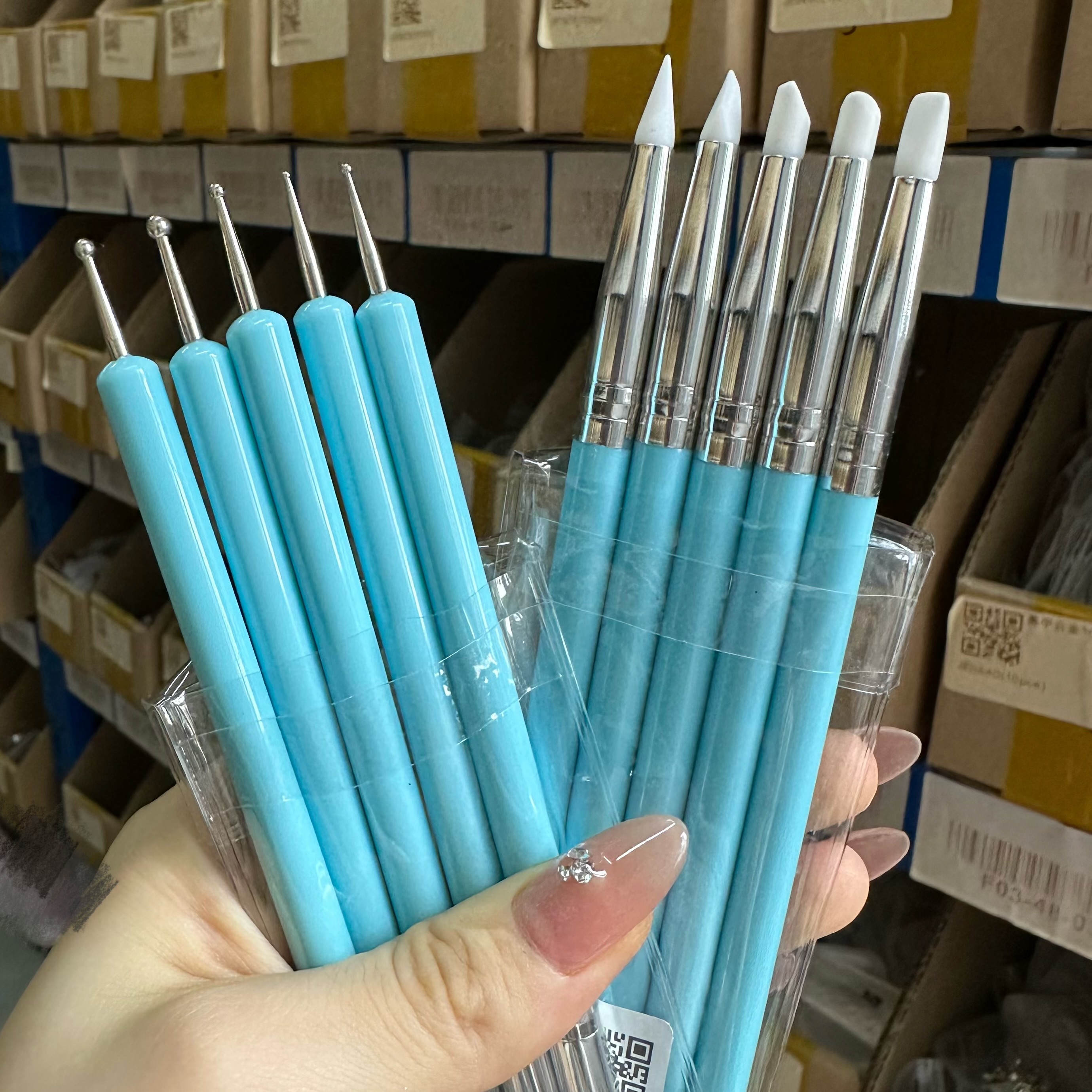 5pcs/Set Double-ended Silicone - Group Head Brush ulasan dan harga