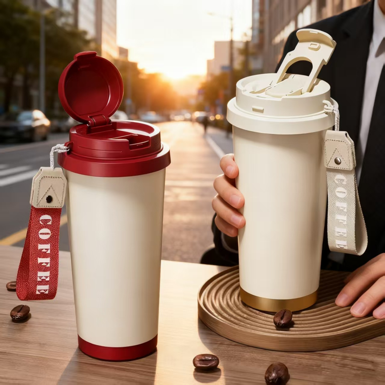 Custom Logo Name Thermos 500ML - Coffee Equipment Names ulasan dan harga
