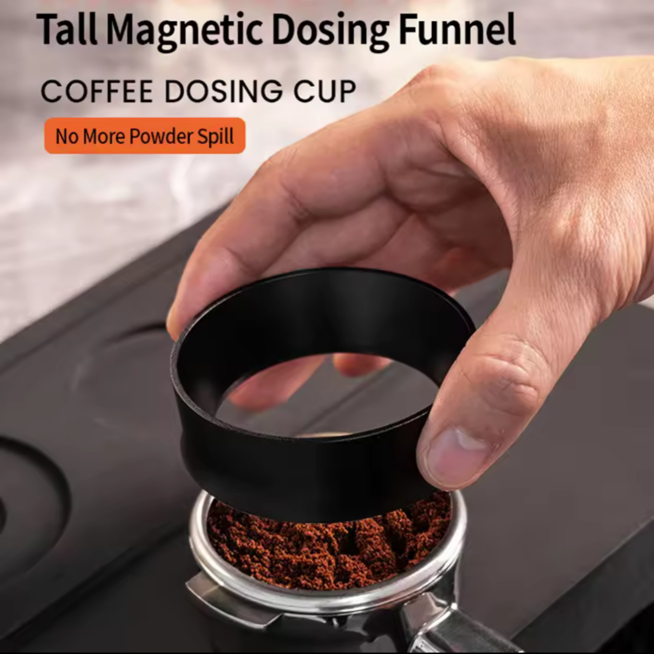 Coffee Dosing Funnel with Anti - Dosing Funnel Ring ulasan dan harga