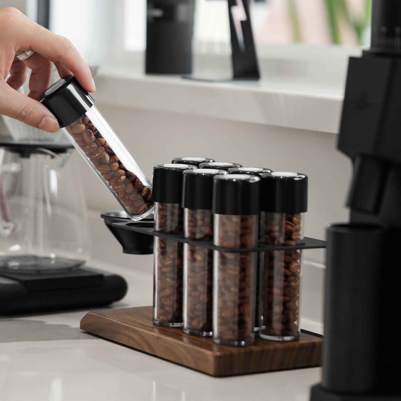 MHW-3BOMBER Coffee Bean Cellar - Dosing Funnel Ring ulasan dan harga