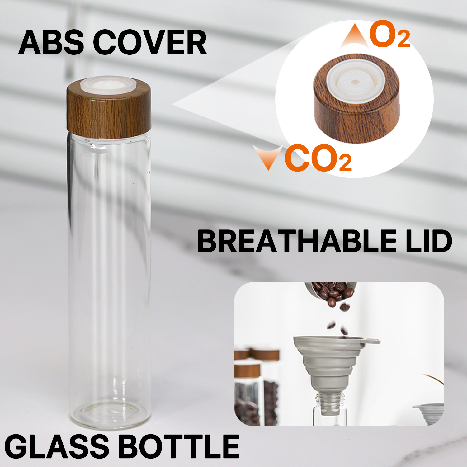 Coffee Beans Storage Container - Coffee Equipment Organizer ulasan dan harga