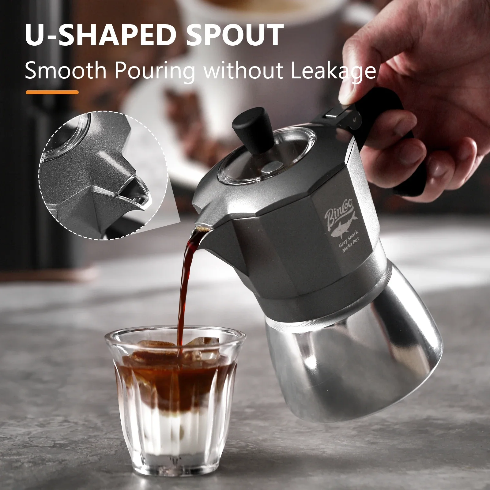Bincoo 2 Cups Double Valve Mok - Coffee Equipment Machine ulasan dan harga