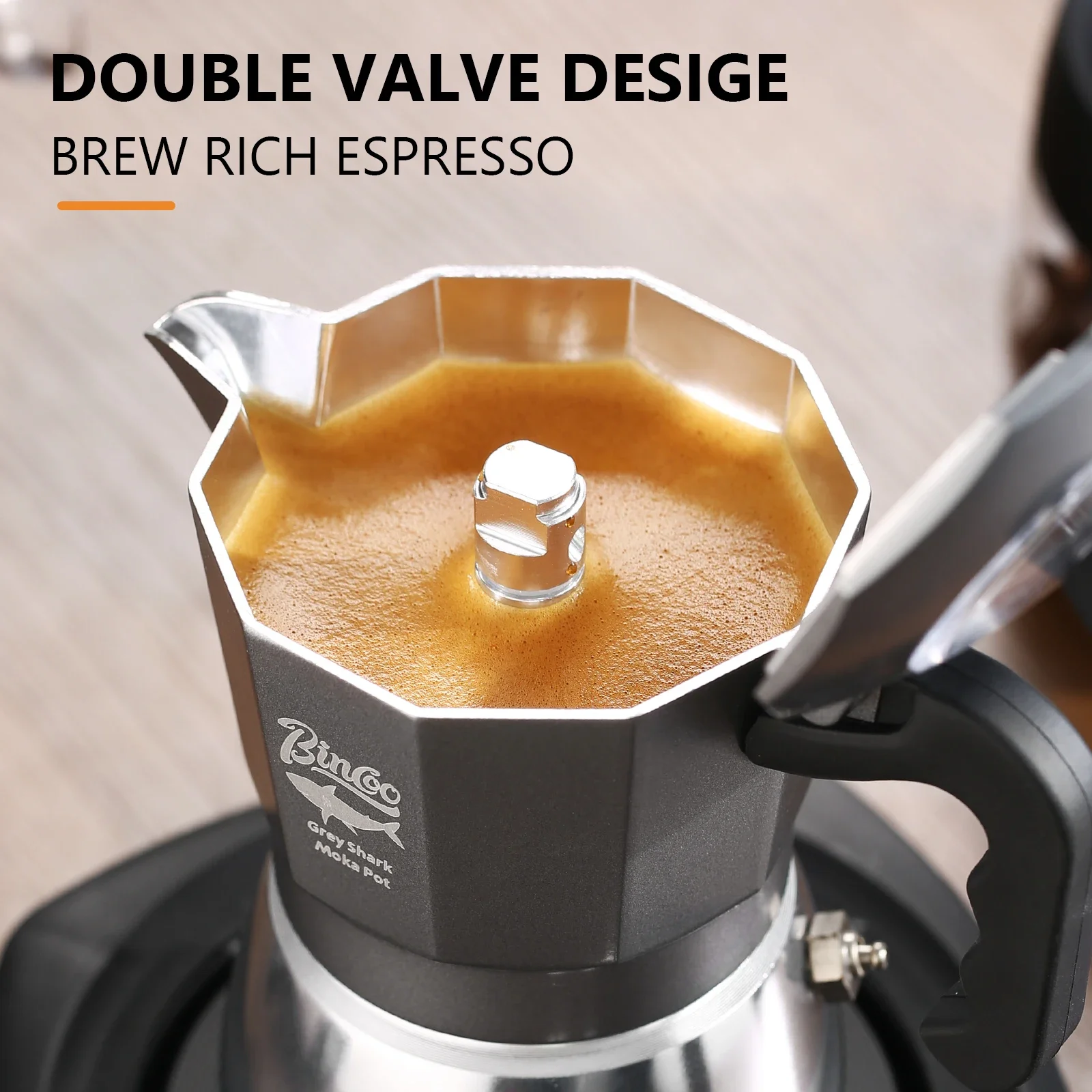 Bincoo 2 Cups Double Valve Mok - Coffee Equipment Machine ulasan dan harga