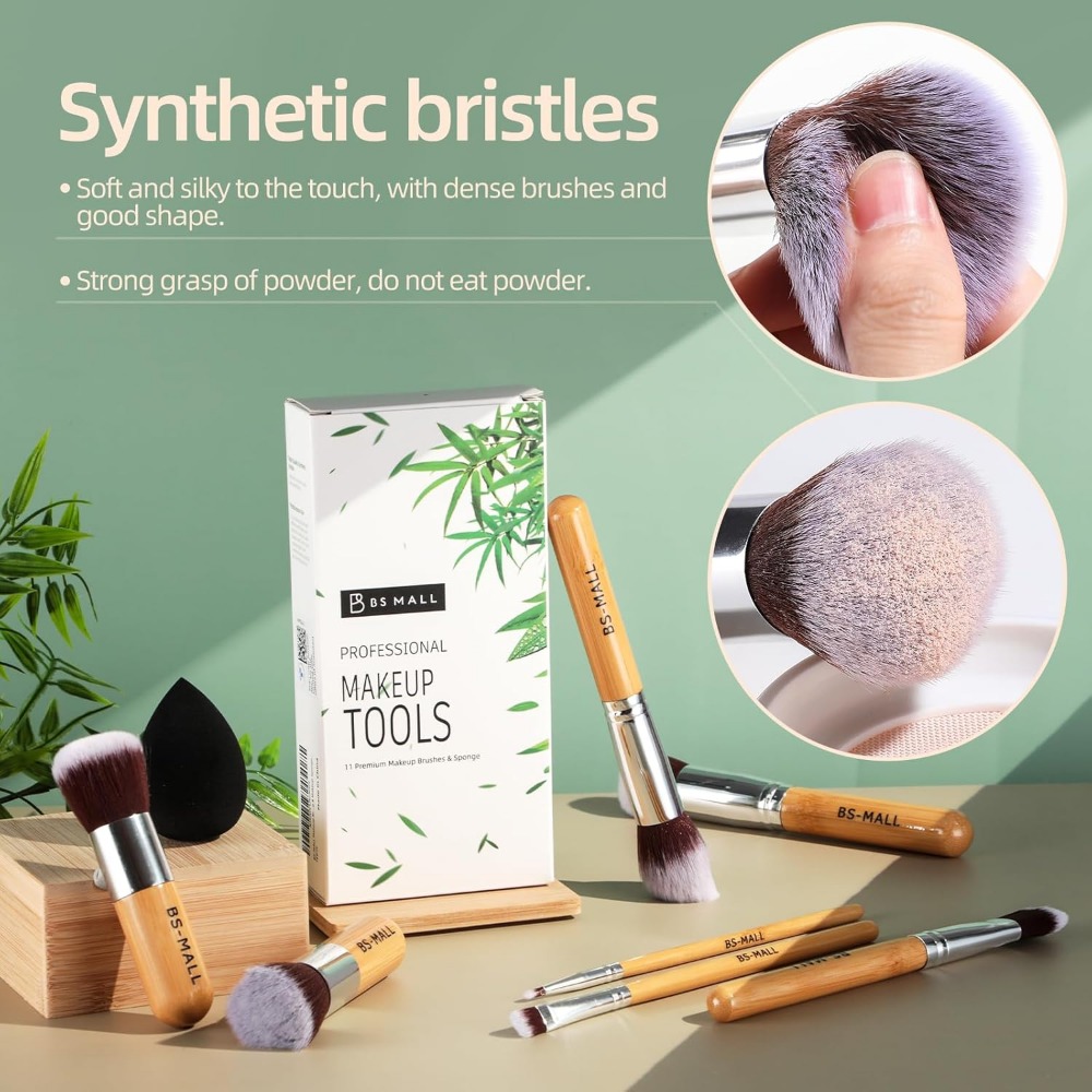 BS-MALL Makeup Brush Set 11Pcs - Group Head Brush ulasan dan harga