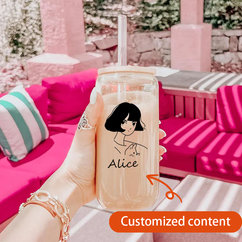 Customized Cartoon Glass Cups, - Coffee Equipment Names ulasan dan harga