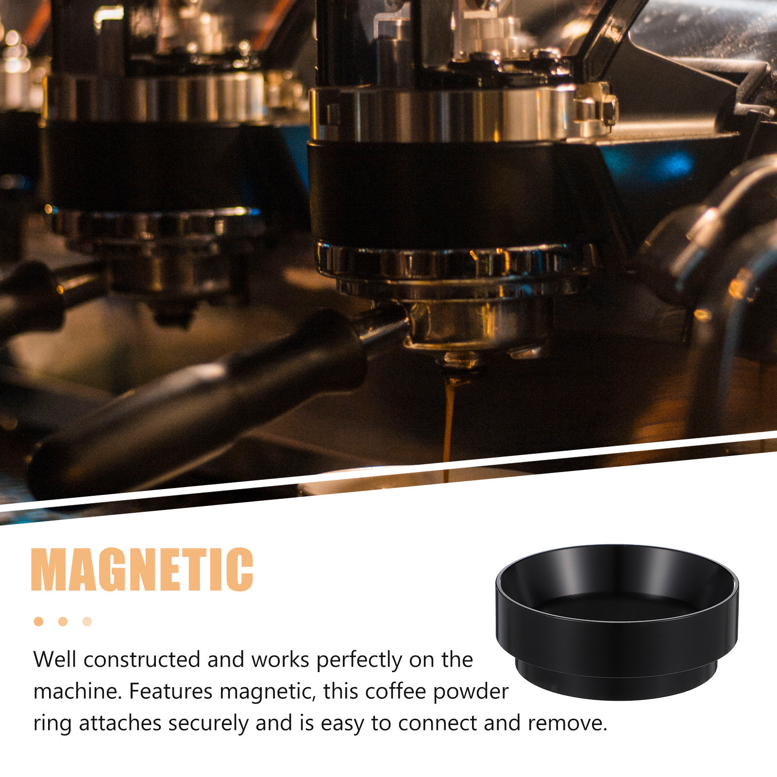 Magnetic Coffee Receiving Ring - Dosing Funnel Ring ulasan dan harga