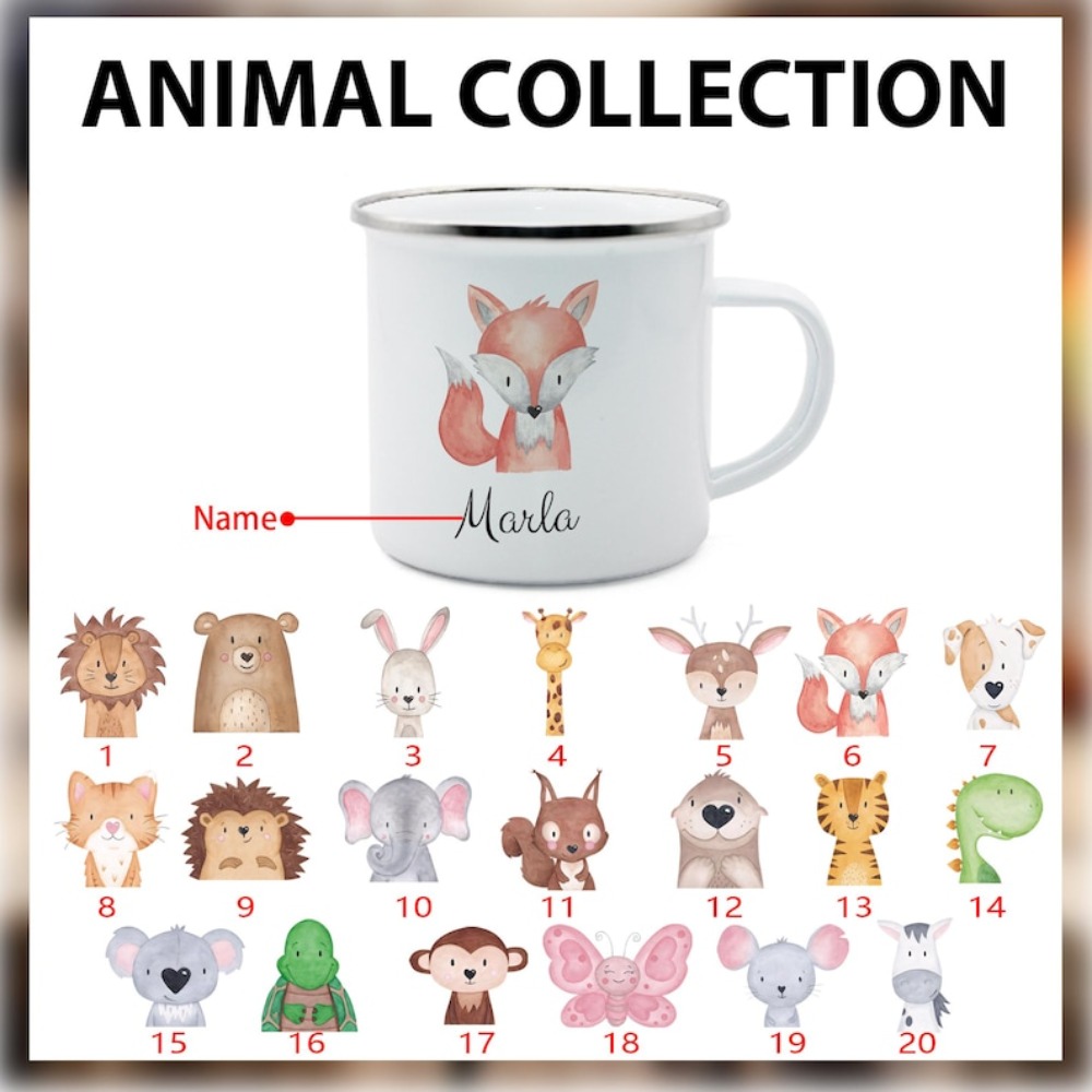 Custom Animal with Name Coffee - Coffee Equipment Names ulasan dan harga