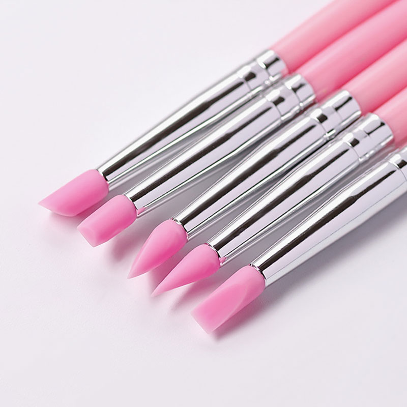 5Pcs/set Silicone Carving Flow - Group Head Brush ulasan dan harga