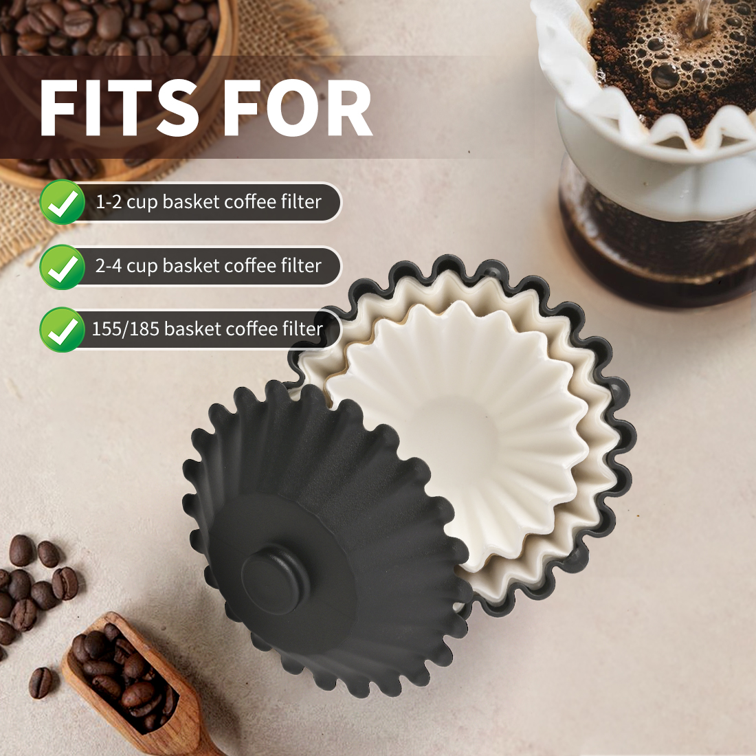 Basket Coffee Filter Holder St - Coffee Equipment Organizer ulasan dan harga