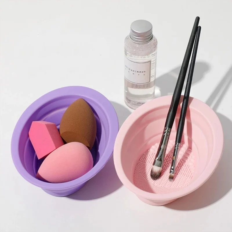 Foldable Silicone Makeup Brush - Group Head Brush ulasan dan harga