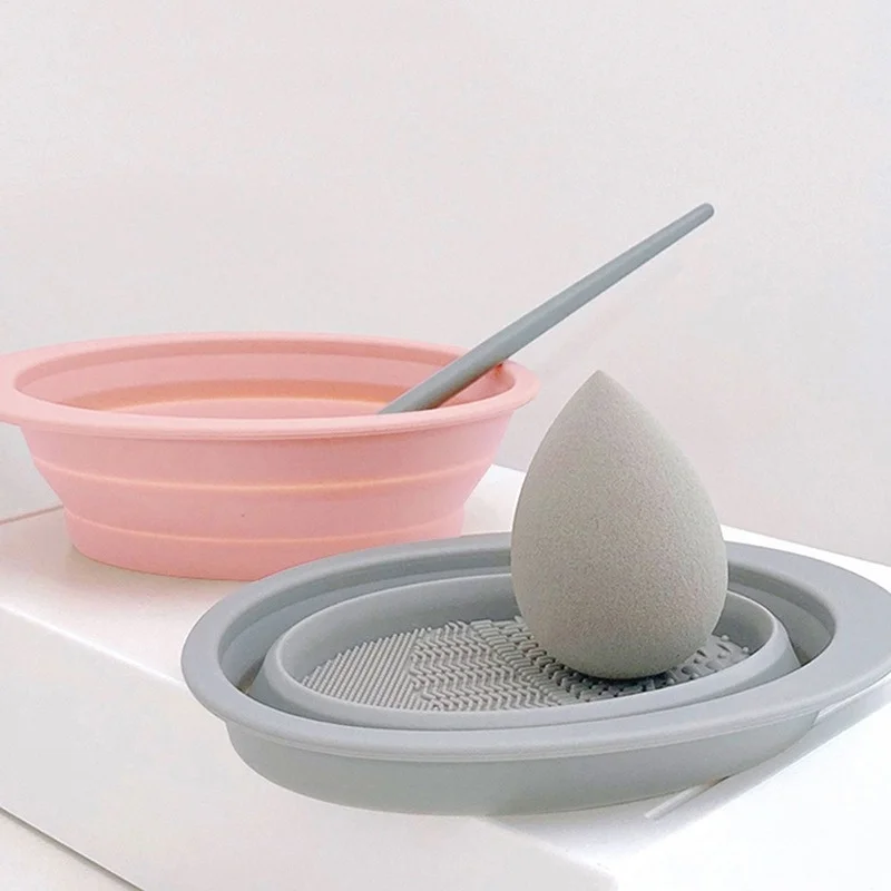 Foldable Silicone Makeup Brush - Group Head Brush ulasan dan harga