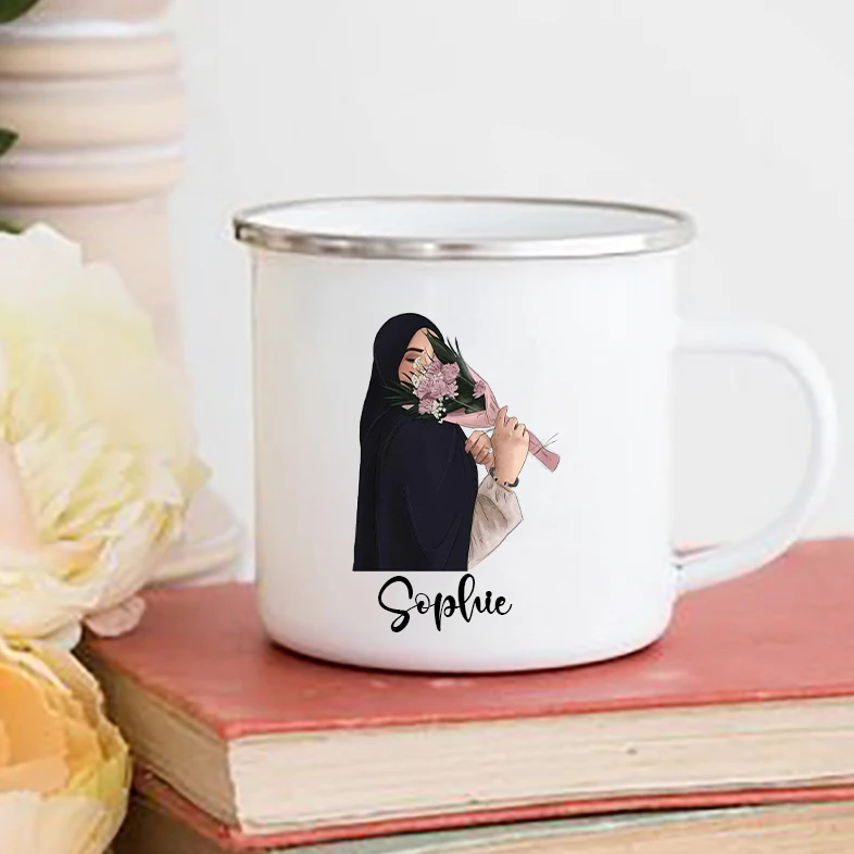 Personalised Hijabi Girl Print - Coffee Equipment Names ulasan dan harga