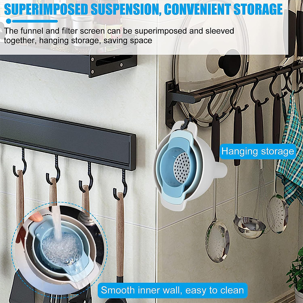 4 in 1 Kitchen Funnels for Fil - Dosing Funnel Ring ulasan dan harga