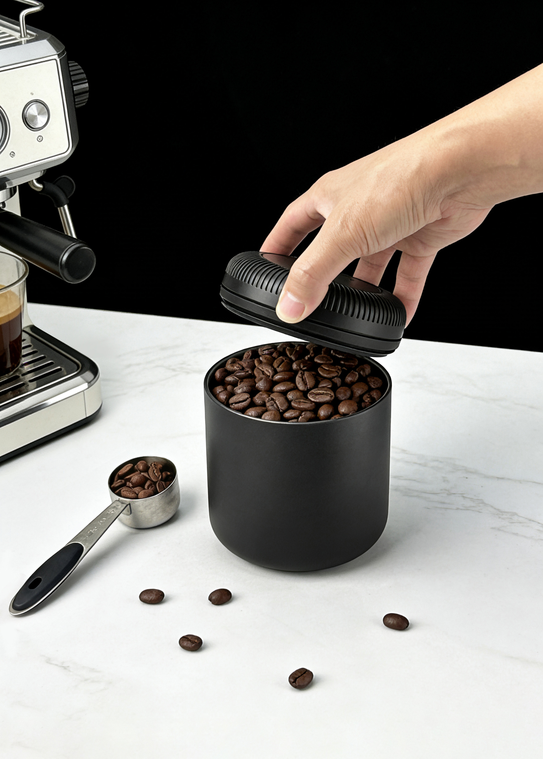 CAFEMASY Automatic Stainless S - Coffee Equipment Organizer ulasan dan harga