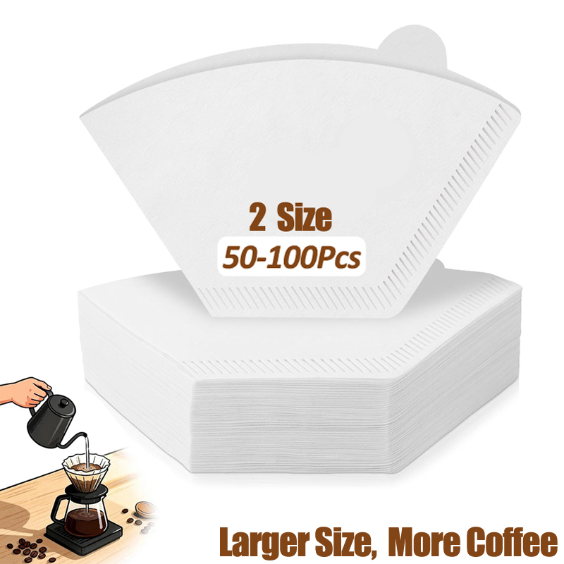 50/100 Pieces Coffee Filter Pa - Coffee Equipment Machine ulasan dan harga