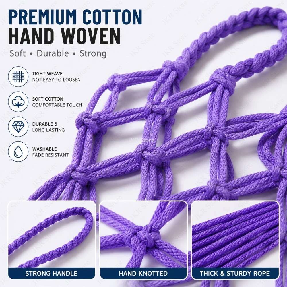 Woven Mesh Bottle Holder Bag H - Coffee Equipment Organizer ulasan dan harga