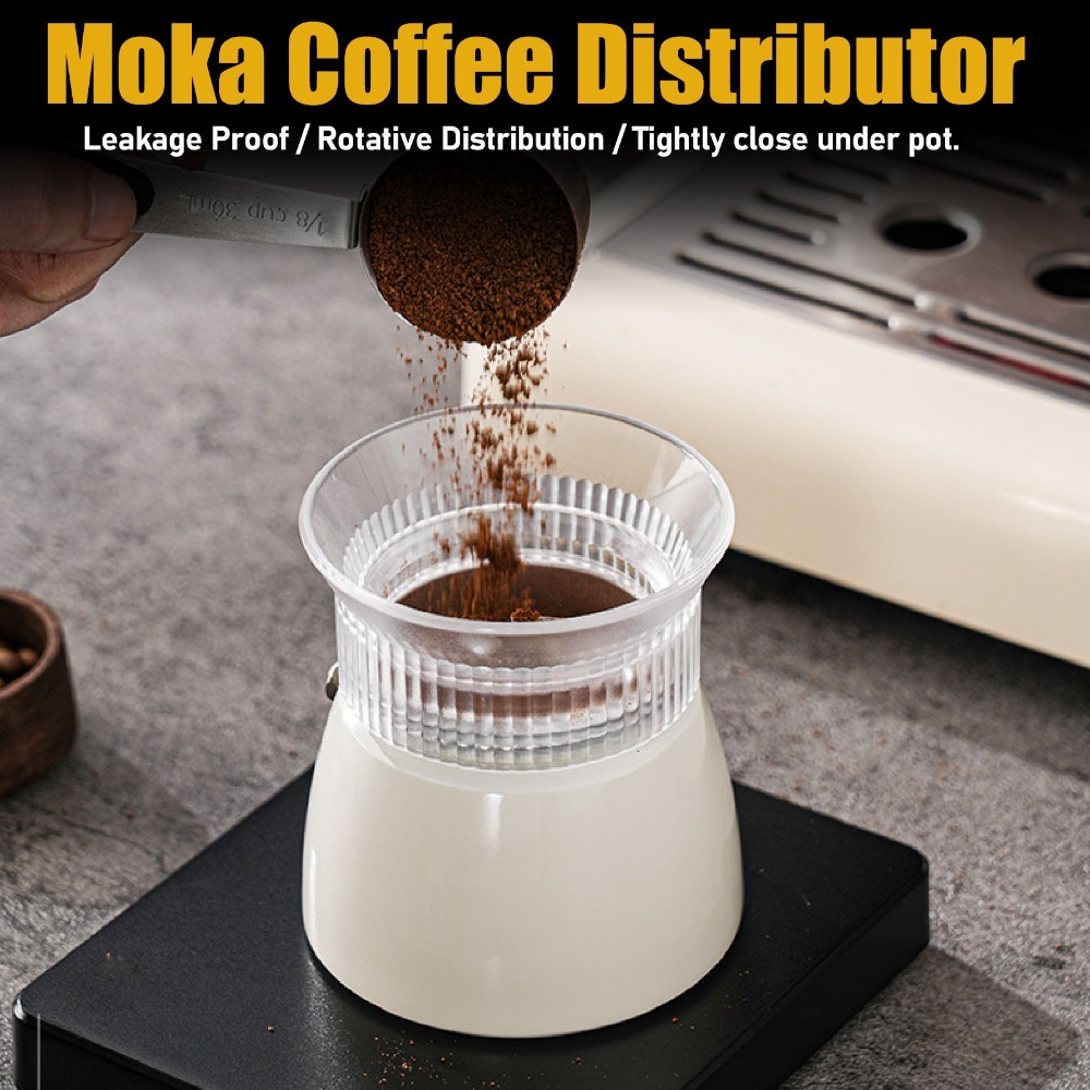 Transparent/Black Moka Pot Dos - Dosing Funnel Ring ulasan dan harga